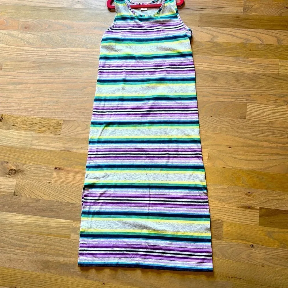 Gymboree Striped Racerback Tank Maxi Dress